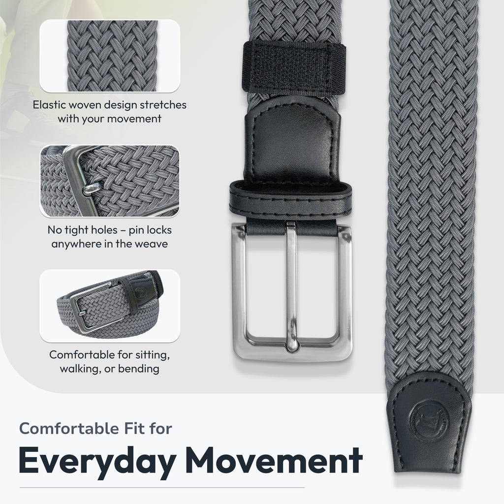The Woven Belt (Grey)