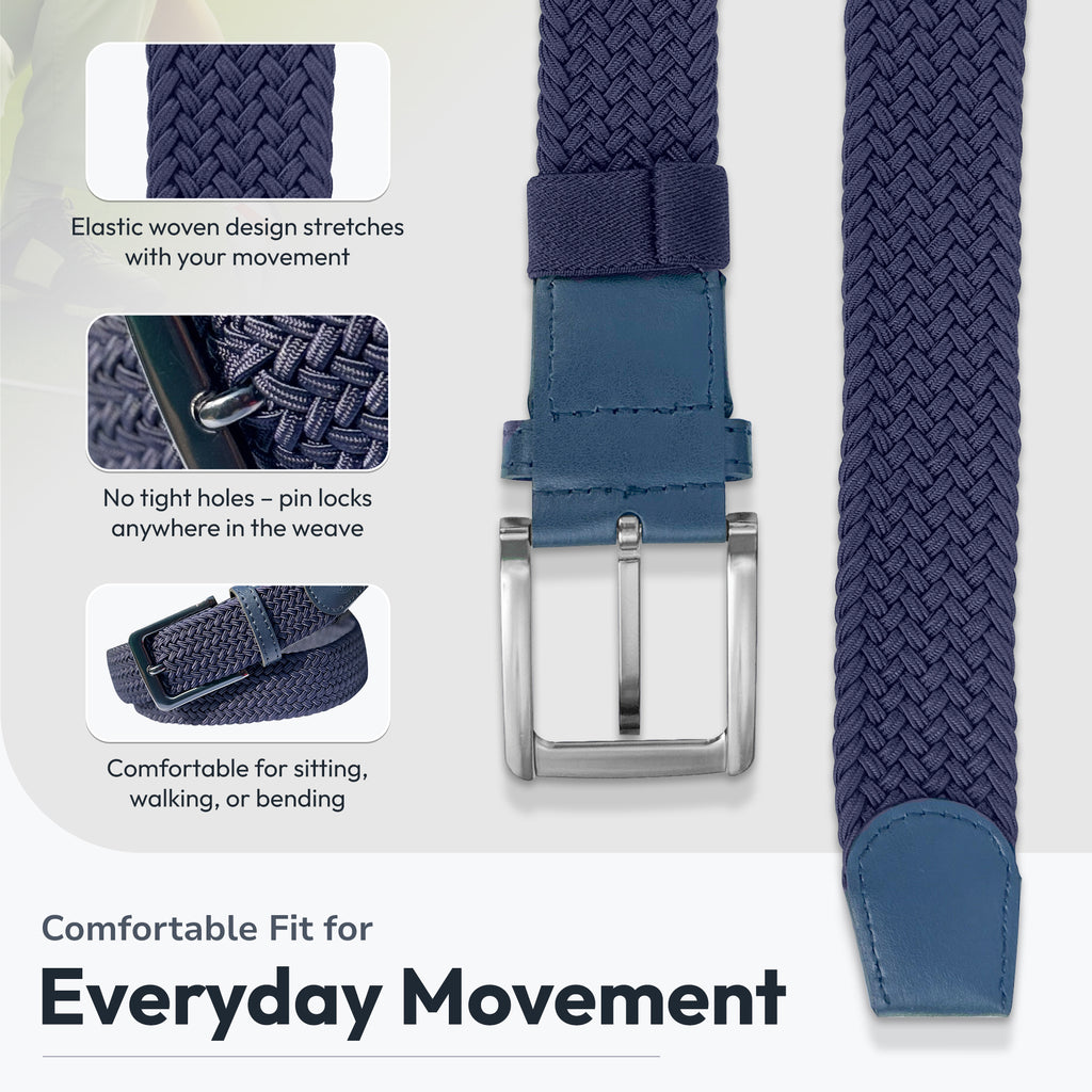 The Woven Belt (Blue)