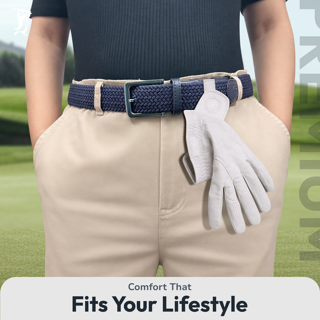 The Woven Belt (Blue)